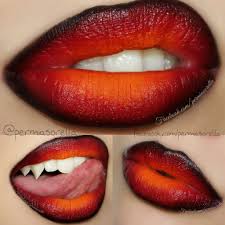 Black And Red Lipstick Ombre Pin By Permiasorella On My Makeup Holloween Makeup Halloween Makeup Halloween Costumes Makeup