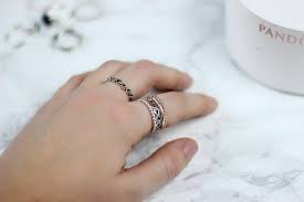 Zauberhafte schmuckstücke in roségold und silber. Meine Pandora Ringe Kombinations Moglichkeiten Veronique Sophie