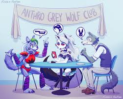Anthro Grey Wolf Club by furiolafanfare -- Fur Affinity [dot] net