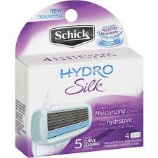 Five blades provide a close shave, while skin. Schick Hydro Silk 5 Women S Razor Blade Refills 4 Ct Walmart Com Moisturizing Serum Schick Hydro
