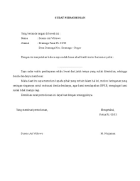 Surat kuasa pengambilan bpkb kendaraan bermotor sebenarnya mudah dibuat, asalkan kamu mengetahui dalam membuat surat kuasa pengambilan bpkb sebenarnya bukanlah perkara sulit. Contoh Surat Permohonan Moratorium