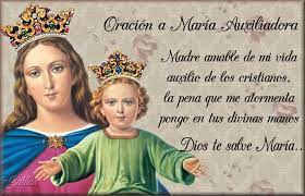 A continuación te presentamos esta y otras dos oraciones para que puedas pedir la protección de la madre de la iglesia. Santa Maria Madre De Dios Y Madre Nuestra Oracion A Maria Auxiliadora Oracion A Maria Auxiliadora Oraciones A Maria Oracion A La Virgen