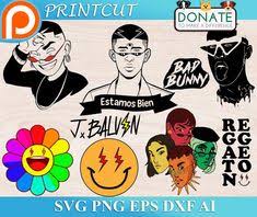 Bad Bunny Clipart Black And White Pin On Svg Files For Animal Donations Silhouette Cameo