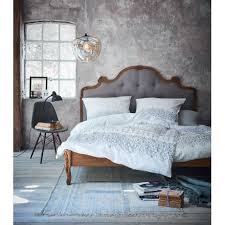 bett knopfheftung romantik look mango massiv leinenbzug katalogbild haus deko innenarchitektur bett