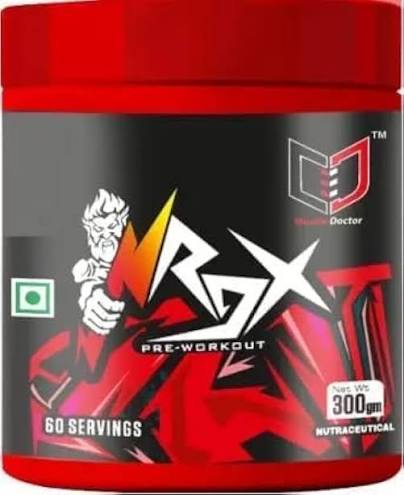 Muscle Doctor RDX Pre-Workout Powder |Flavour Mango | 60 Servings (300g) | Pre Workout Supplement with Beta Alanine, L-Citrulline & Caffeine : Amazon.in: Health & Personal Care