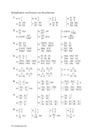 Bruchterme Multiplikation Und Division Unterrichtsmaterial Im Fach Mathematik In 2020 Bruchterme Mathematik Mathematik Bucher