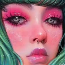 16 Digital Art Face ideas