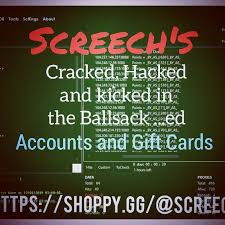 Https Shoppy Gg Screech For All Your Account And Gift Card Needs Walmart Accounts With Gc Balance Hilton Honor Accounts To Shop In 2020 Grubhub Doordash Pizza Hut