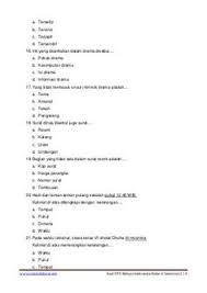 Soal Uts Bahasa Indonesia Kelas 6 Semester 2 Indonesia Semester