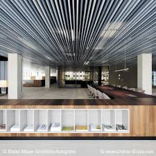 Image Result For Chilled Beam Slatted Ceiling Baffle Ceiling Ceiling Design Ceiling