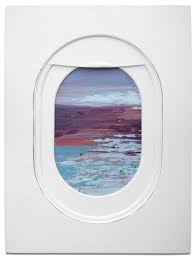 Jim Darling S Window Seats Airplane Window Window Painting Painting Frames