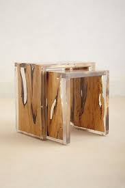 New Arrivals House Home Anthropologie Com Wood Resin Table Acrylic Furniture Resin Furniture