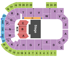 The Sanford Center Seating Charts For All 2019 Events