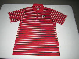 Black And White Polo Shirt Stripes Atlanta Falcons Men S Majesic Coolbase Red Black White Striped Polo Shirt Size L Fashion Sports Mem Cards Fa Striped Polo Shirt Black White Stripes Shirts