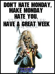 Discover the magic of the internet at imgur, a community powered entertainment destination. Monday Iron Maiden Eddie Heavy Metal Music Extreme Metal