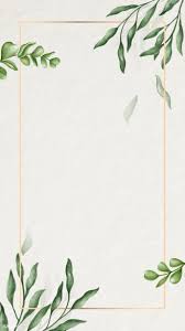 Download Premium Vector Of Green Leaves Frame Mobile Phone Wallpaper Green Leaf Wallpaper Green Leaf Background Gold Wallpaper Phone