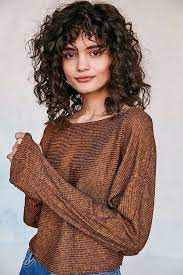 Proof That Curly Hair Girls Can Wear Bangs Too Curly Girl Hairstyles Curly Hair Styles Hair Styles