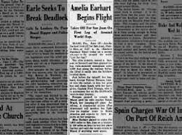 Amelia Earhart Topics On Newspapers Com