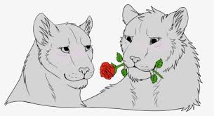 These can be months or just days old. Lioness Couple Lineart Hd Png Download Transparent Png Image Pngitem