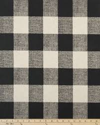 Black And White Buffalo Check Fabric Classy Anderson Large Black And White Buffalo Gingham Check Printed Cotton Fabric 54 Wide Dr Buffalo Plaid Curtains Buffalo Plaid Fabric Premier Prints