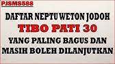 Selain itu, hitungan weton juga sering digunakan untuk menentukan kecocokan calon pasangan yang hendak melangsungkan pernikahan. Nasib Masa Depan Rumah Tangga Neptu Weton Ketemu 30 Pakai 4 Metode Perhitungan Primbon Jawa Ks Youtube