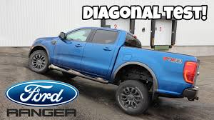 Ford Ranger Fx4 Off Road Diagonal Test On Tarmac And A Bonus On Snow Youtube