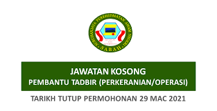 Jul 13, 2021 · jawatan kosong di kementerian kerja raya malaysia (kkr). Kerja Kosong Sabah Portal Jawatan Kosong Terkini Negeri Sabah Sabah Job Centre
