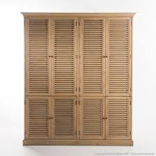 Armoire En Chene Avec Portes Persiennes Longueur 200cm Aspen Mathilde Et Pauline Porte Persienne Persienne Armoire