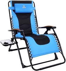 What to look for when buying a product. Amazon Com Ot Qomotop Oversized Zero Gravity Chair 22 8 W Padded Seat Adjustable Reclining Angle With Lock Lounge Patio Chair With Cup Holder Folding Recliner Support Up To 350lbs Blue Garden