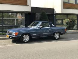 Mercedes Benz 380 Sl R107 1985 Nautic Blau 929 W Creme Beige Leather 275 Coches Clasicos Clasicos Coches