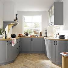 curved units open up a small kitchen