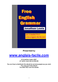 Il m'en faut (au moins) un ! Pdf Easy To Understand English Grammar Beregnyei Renata Academia Edu