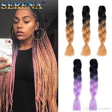 Buy the latest ombre braiding hair gearbest.com offers the best ombre braiding hair products online shopping. Kanekalon Ombre Braiding Hair Synthetic Crochet Braids Twist 24inch 100g Ombre Two Tone Jumbo Braid Hair Extensions Xpression Braiding Hair 24 Inch Hair Extensions 30 Inch Hair Extensions From Serenahair 5 14 Dhgate Com