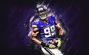 Depth chart order and updated player information. Download Wallpapers Danielle Hunter Minnesota Vikings Nfl American Football Portrait Purple Stone Background National Football League For Desktop Free Pictures For Desktop Free