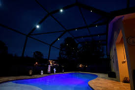 ¡¾ solar powered rechargeable¡¿ : Pool Cage Screen Enclosure Lighting Nebula Lighting Systems