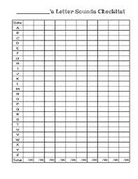 There is a need to develop letter knowledge assessment. Letter Sounds Checklist Worksheets Teaching Resources Tpt