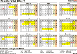Kostenlos sommerferien 2021 thuringia kalender pdf & word; Kalender 2020 Bayern Ferien Feiertage Excel Vorlagen