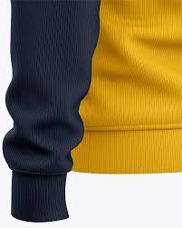 Download Men S Sweatshirt Mockup Back Half Side View Of Sweater In Apparel Mockups On Yellow Images Object Mockups