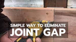 This filler is tinted to perfectly match each shade of wood. Woodworking Trick Simple Way To Eliminate Joint Gap Youtube