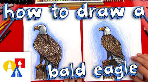 How To Draw A Realistic Bald Eagle Art For Kids Hub Bald Eagle Art Eagle Art