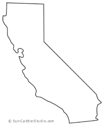 There is a digital download version of this poster, ready for you to print out by yourself, available here treat yourself with a unique us state california shape pink poster! California Map Outline Printable State Shape Stencil Pattern California Outline California Map California State Outline