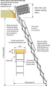 Zip Ladder Specification Retractable Ladder Loft Ladder Ladder