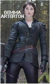 Hansel And Gretel Jeremy Gemma Arterton Leather Coat Gemma Arterton Leather Coat Costumes