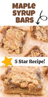 Maple Syrup Bars Recipe In 2021 Desserts Recipes Bars Recipes