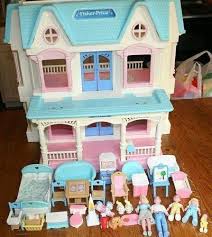 Yes The One I Had Pink Heart Button Played A Lullaby I Remembered For Years Childhood Memories 90s Fisher Price Doll House Childhood