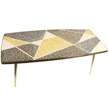Mosaic Coffee End Table Mid Century 1stdibs Com Vintage Furniture Mid Century Furniture Mosaic Coffee Table