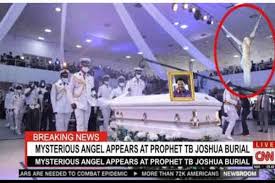 Since tb joshua who is the face of the ministry is no more. Mysterious Angel Appears At Tb Joshua Burial Video The Global News Nigeria
