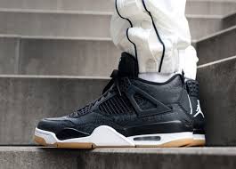 Black And Brown Jordans Where To Buy Air Jordan 4 Black Laser Gum Light Brown Air Jordans Jordan 4 Black Jordan 4