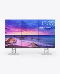 Got design psd, best psd mockups, free 3d mockups, latest mockups, top mockups templates, free logo mockups, etc. Lcd Video Wall Mockup In Indoor Advertising Mockups On Yellow Images Object Mockups