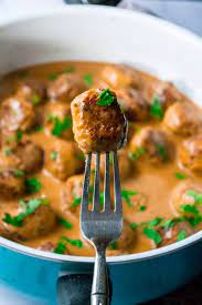 Light, tasty and deliciously moist. The Best Swedish Chicken Meatballs A Wicked Whisk
